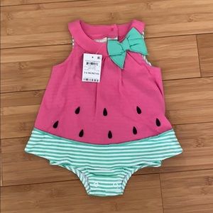 NWT! First Impressions Watermelon Outfit